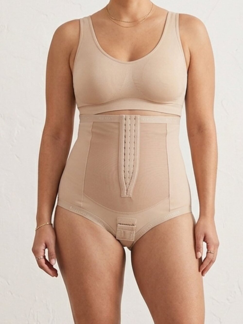 Bellefit Postpartum Compression Girdle Shapewear Panty Beige Size 3X